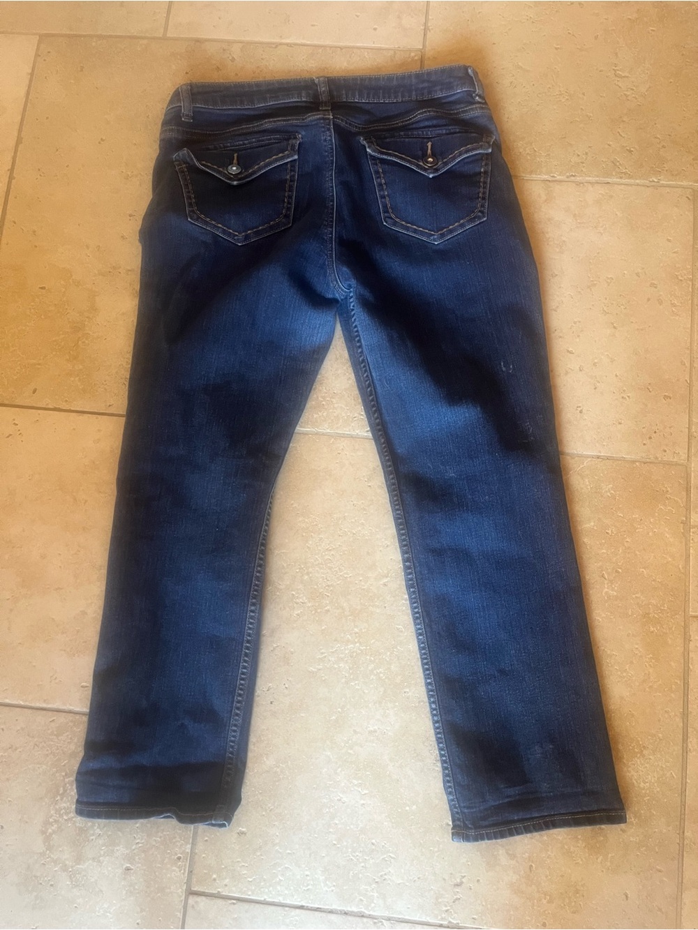Apt. 9 Indigo Cropped Straight Jeans